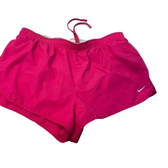 Nike Dri Fit Dark Pink Running Shorts Size Medium - Picture 1 of 3